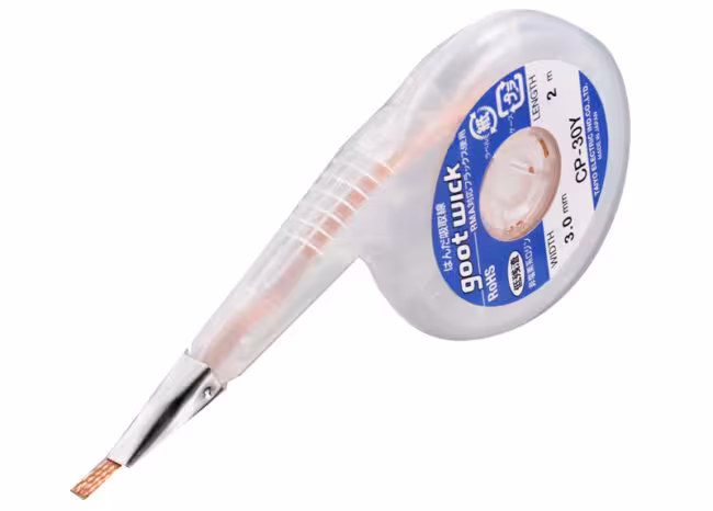 سیم قلع کش حلزونی GOOT WICK CP-30Y