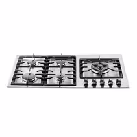اجاق گاز صفحه ای درسا مدل DG2201-5R استیل 5 شعله ای