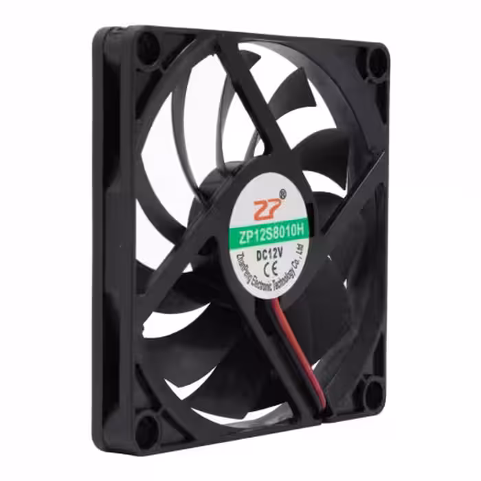 فن 12V ساده سایز 8*8 ضخامت 1cm