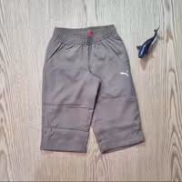 شلوارک ورزشی پسرانه اورجینال پوما رنگ کرمی (سایز 128) PUMA