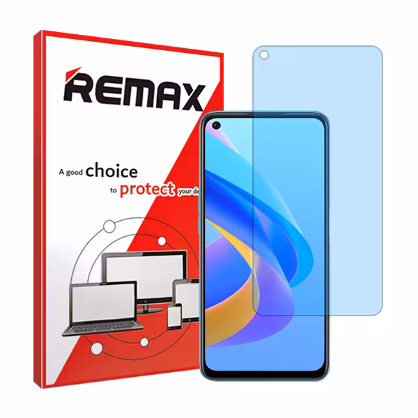 گلس اوپو A36 مدل هیدروژلی آنتی بلو برند ریمکس کد S