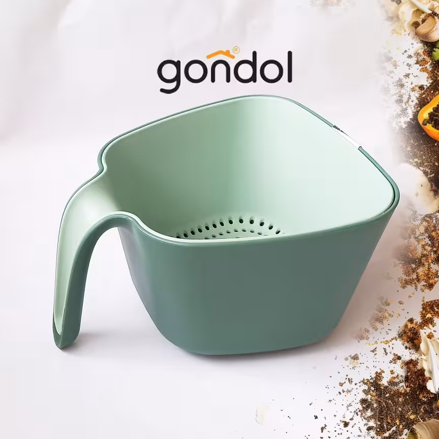 کاسه و آبکش گوندول سبز کد 576
