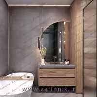 آینه دستشویی مدرن زرین نیک مدل AD028