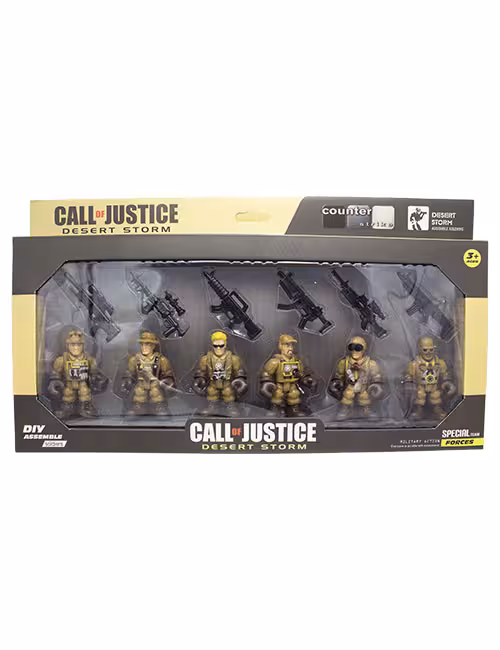 مجموعه 6 عددی فیگور سربازهای نیروی ویژه کد 01