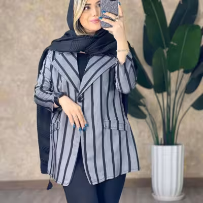 مانتو کتی زنانه نخی پنبه مدل 200252