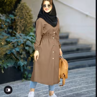 مانتو دانشجویی داکرون مدل ماندانا