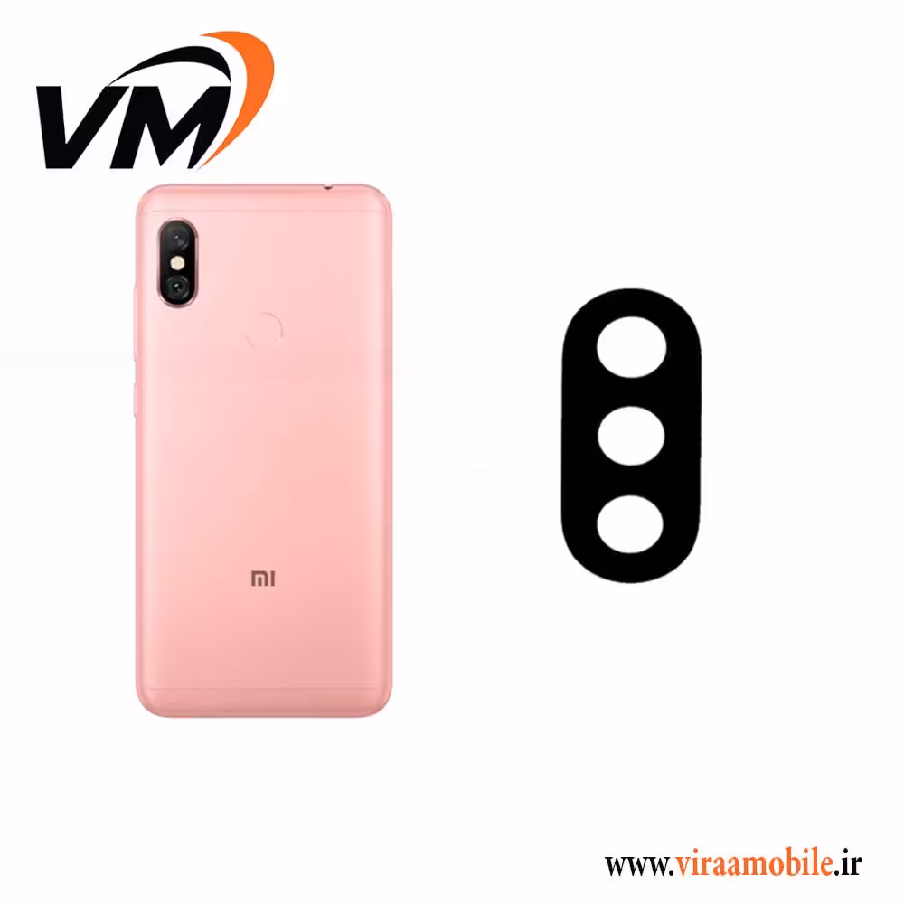 شیشه دوربین اصلی شیائومی Xiaomi Redmi Note 6 Pro