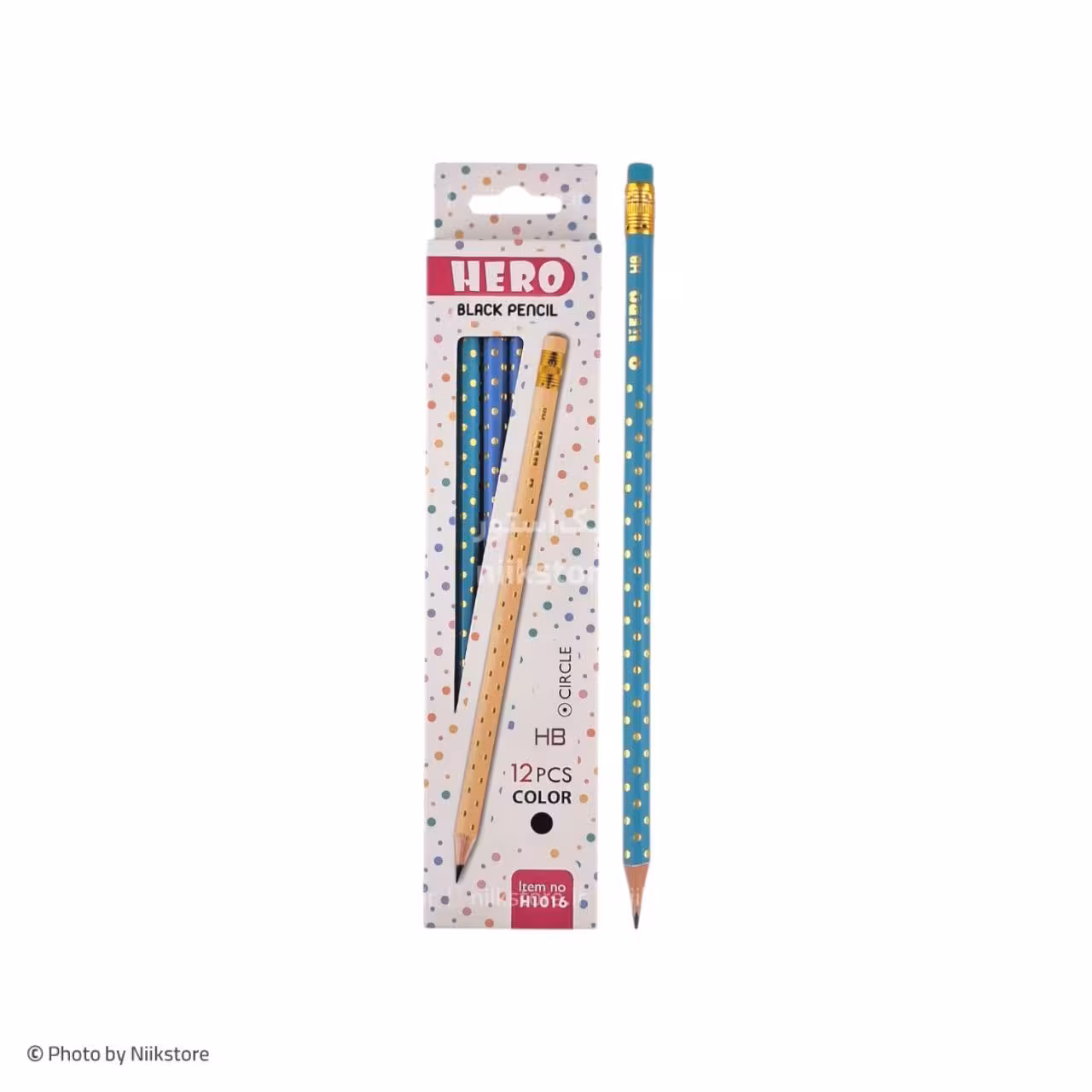 مداد مشکی گرد پاکندار هیرو کد 1016