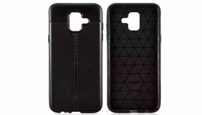 قاب طرح چرم سامسونگ Auto focus Case for samsung Galaxy A6 2018