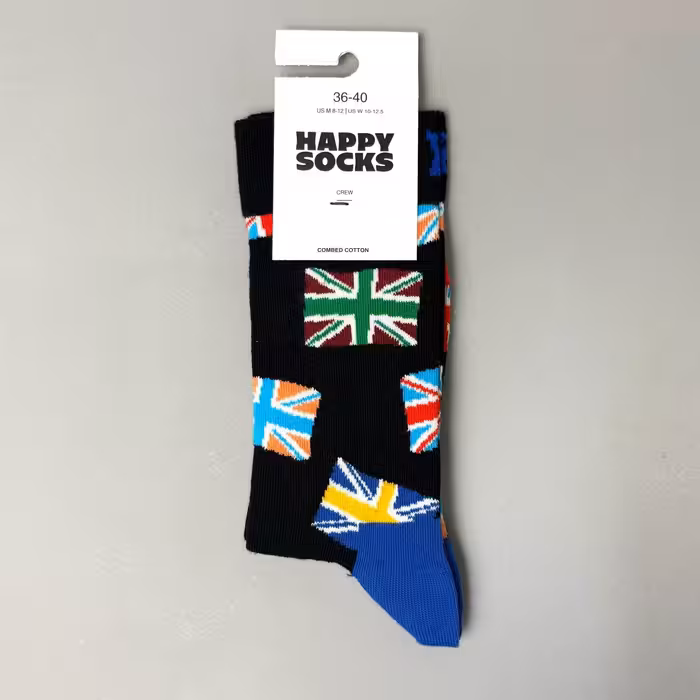 جوراب ساقدار هپی ساکس طرح پرچم