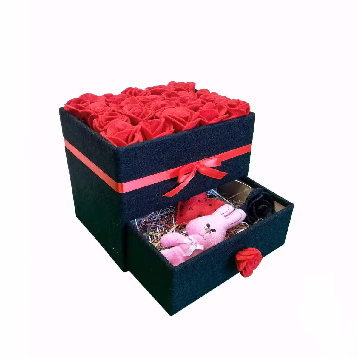جعبه گل کشو دار (گل مصنوعی)