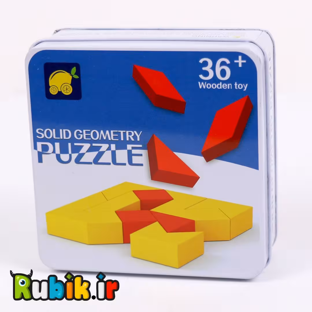 اشکال هندسی – پازل جعبه فلزی