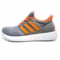 کفش کتونی ادیداس یزی الترا بوست خاکستری ،نارنجی Adidas Yeezy Ultra Boost 350