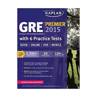 کتاب GRE Premier 2015 with 6 Practice Tests برای آزمون Gre