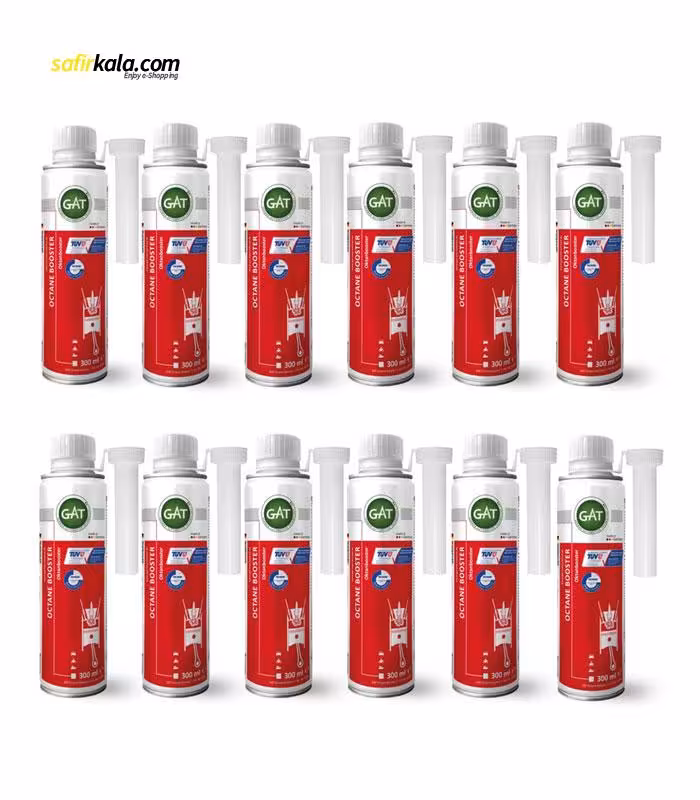 اکتان بوستر گات مدل 8P حجم 300 میلی لیتر مجموعه 12 عددی