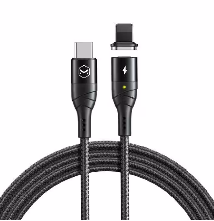 کابل مگنتی لایتنینگ به Type C مک دودو Mcdodo CA-8850 Magnetic Pro PD Data طول 1.2 متر توان 20 وات