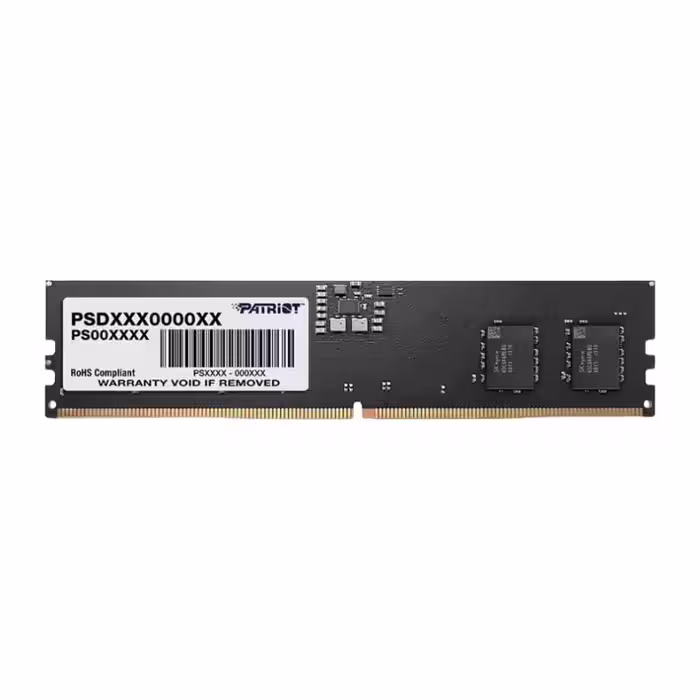رم دسکتاپ DDR5 تک کاناله 5200 مگاهرتز PATRIOT ظرفیت 16 گیگابایت CL42