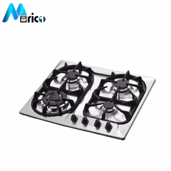 گاز رومیزی اخوان کد G90 چهار شعله استیل