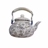 کتری لعابی یدی کونگ مدل گل طوسی