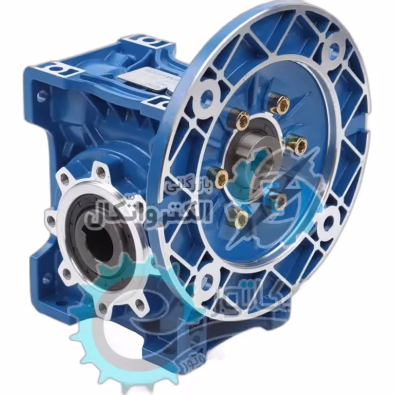 گیربکس حلزونی کتابی NMRV چینی سایز 63 فلنج ورودی 14 قطر شفت خروجی 25 میلیمتر فلنج 71B5