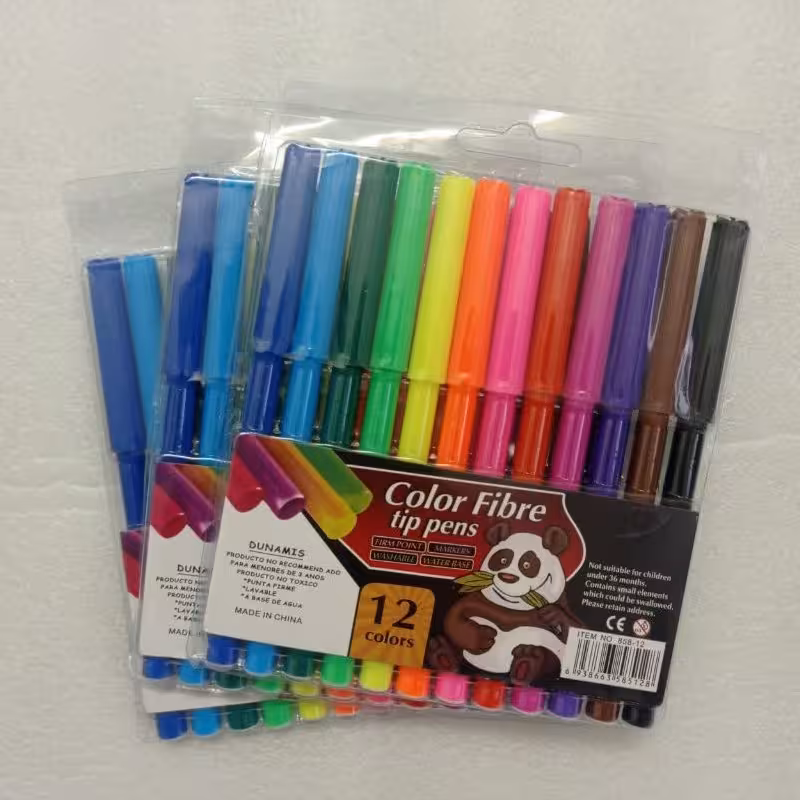 ماژیک نقاشی  12 رنگ طلقی پاندا 