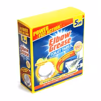 قرص جوشان توالت فرنگی البو گریس Elbow Grease رایحه لیمو ترش بسته 5 عددی