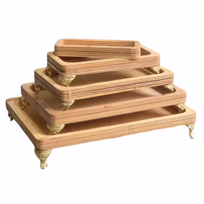 سینی مدل پایه دار 5 پارچه