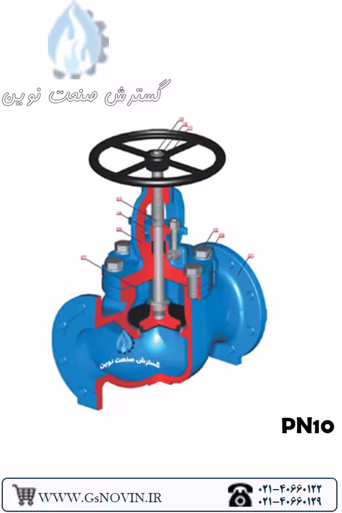 شیر سوزنی PN10 میراب