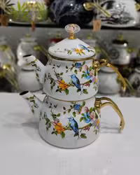 کتری قوری لعابی شاهین کد 101