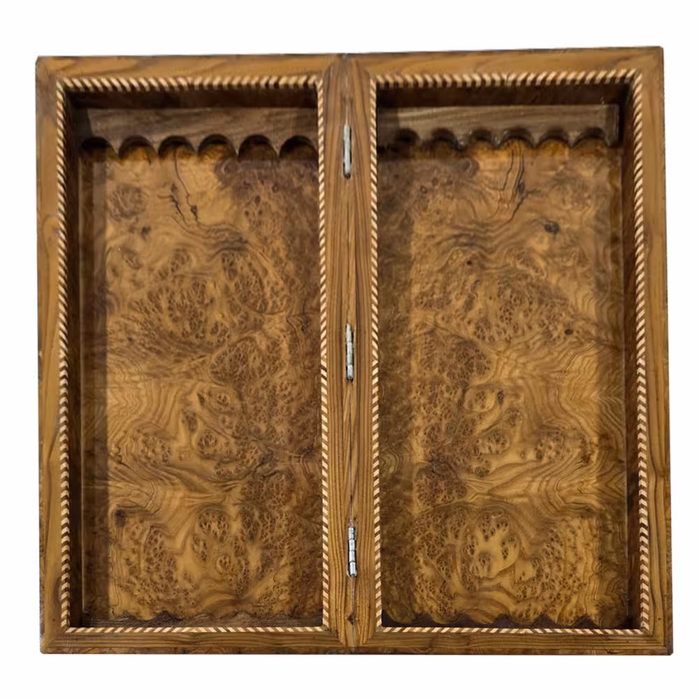 تخته نرد و شطرنج چوب گردو سنندج کد z140013