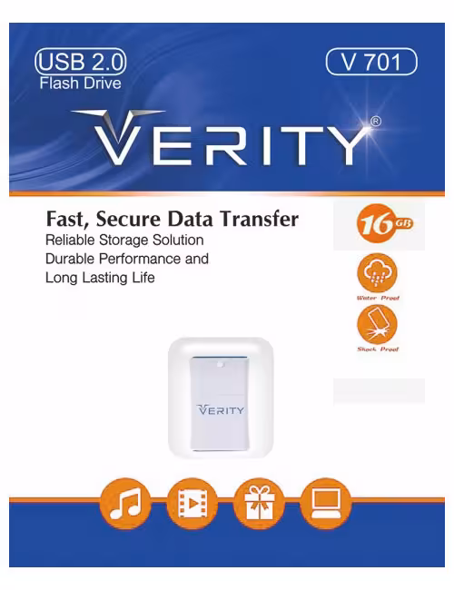 فلش مموری وریتی مدل V701 ظرفیت 16 گیگابایت