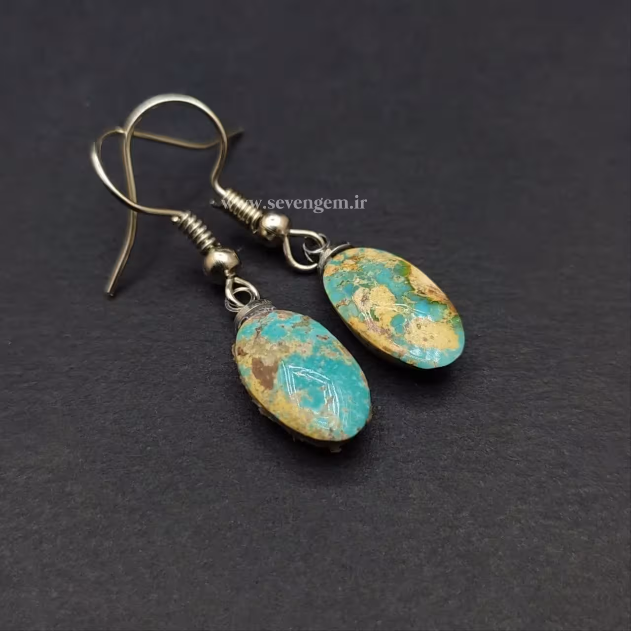 گوشواره فیروزه نیشابوری (کد37)