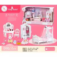 اسباب بازی خانه خرگوش مدل اتاق خواب BAY DREAMY کد 6616