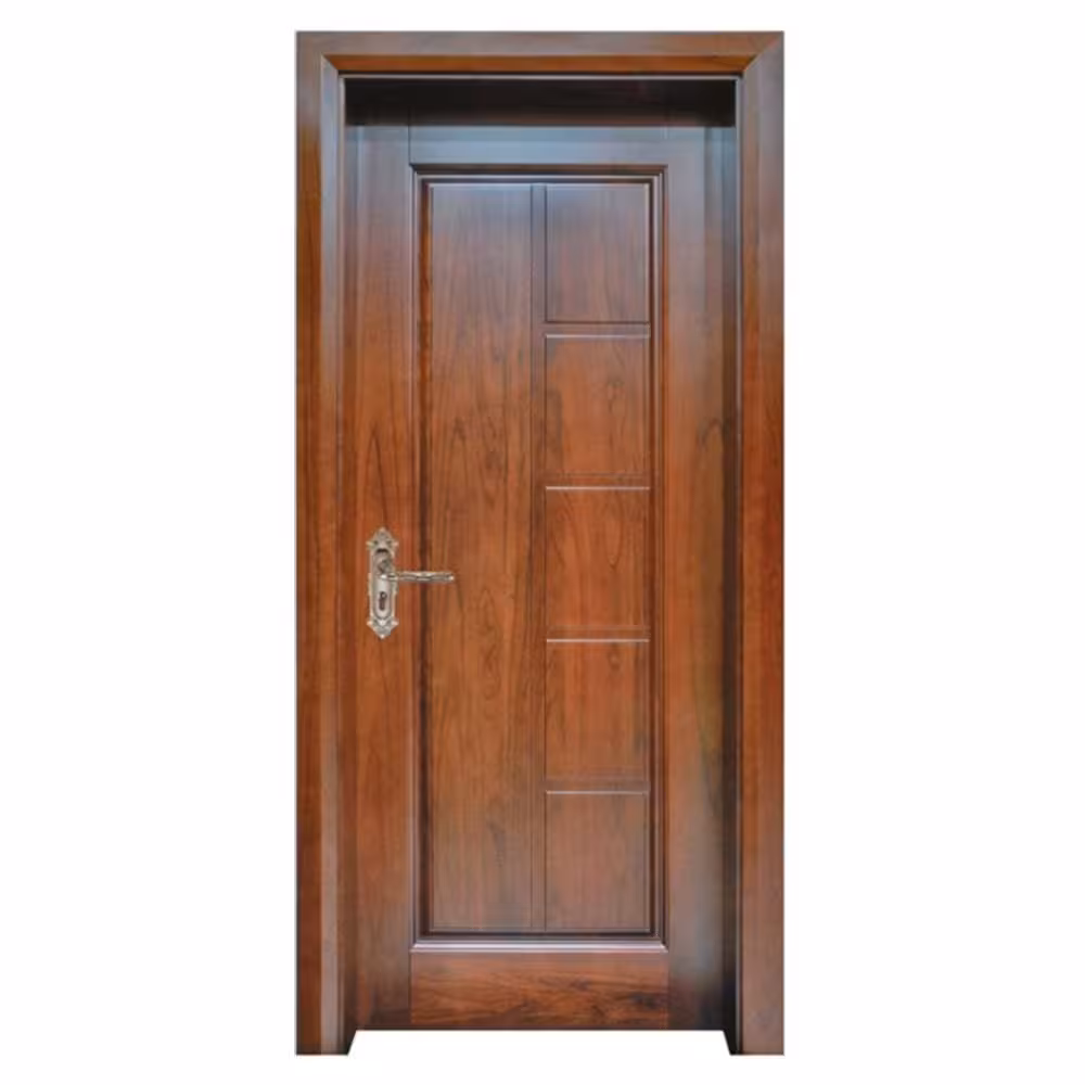 درب اتاق خواب روکش راش گردویی کد 1646