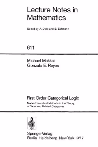 خرید و دانلود نسخه کامل کتاب First order categorical logic. Model-theoretical methods in the theory of topoi and related categories