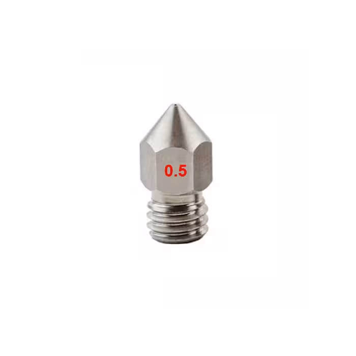 خرید و قیمت نازل استیل اکسترودر MK7) 0.5mm) فیلامنت 1.75