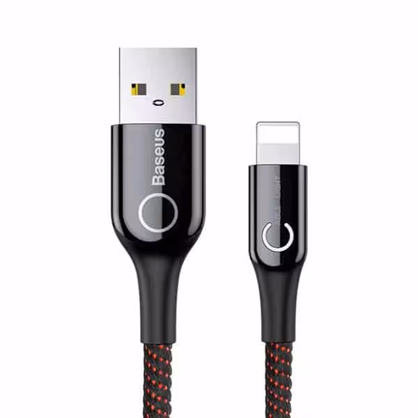 کابل تبدیل USB به لایتنینگ باسئوس مدل CALCD-01 طول 1 متر