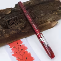 خودنویس فشاری پلاتینیوم مدل کوریداس رنگ قرمز PLATINUM Curidas capless FP red