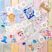 سیسمونی پیشبند کودک و نوزاد مخمل دولایه ضد حساسیت