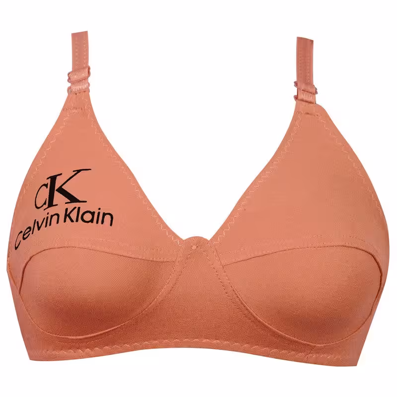 سوتین دخترانه مدل لاکرا چاپ دار گلبهی کد 3400