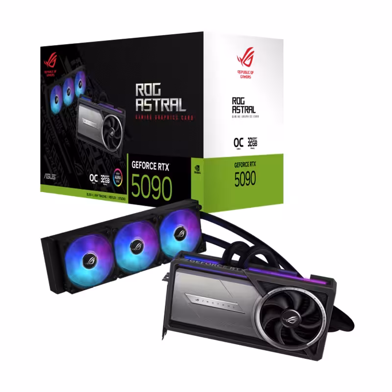 کارت گرافیک ایسوس ROG Astral LC GeForce RTX 5090 32GB OC Edition