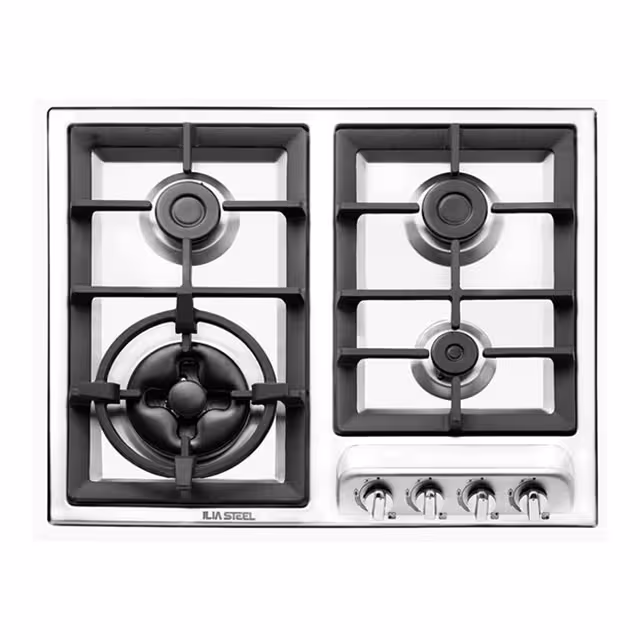 اجاق گاز صفحه ای استیل ایلیا استیل مدل S 403