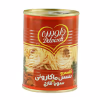 کنسرو سس ماکارونی سویا با قارچ دلوسه 400 گرمی