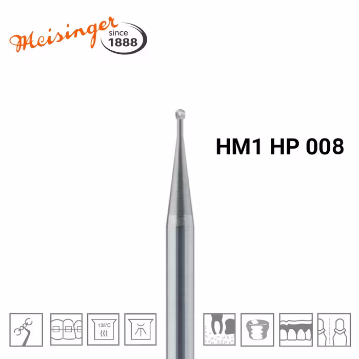 فرز کارباید برند MEISINGER مدل Carbide Bur HM1 008 HP