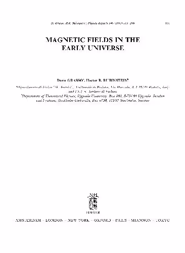 خرید و دانلود نسخه کامل کتاب Magnetic fields in the early universe
