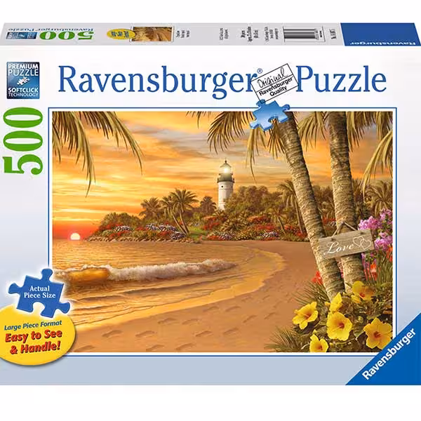 پازل 500 قطعه Ravensburger طرح عشق گرمسیری