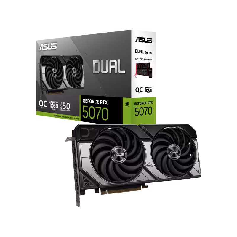 مشخصات، قیمت و خرید کارت گرافیک ایسوس مدل RTX 5070 DUAL OC 12GB