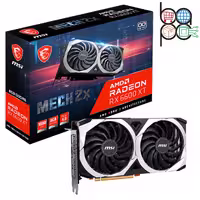 کارت گرافیک گیمینگ MSI، مدل RX 6600 XT MECH 2X OC، با حافظه 8 گیگابایت