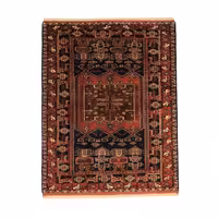 فرش دستبافت دو متری طرح ترنج سراپی کد 4031204