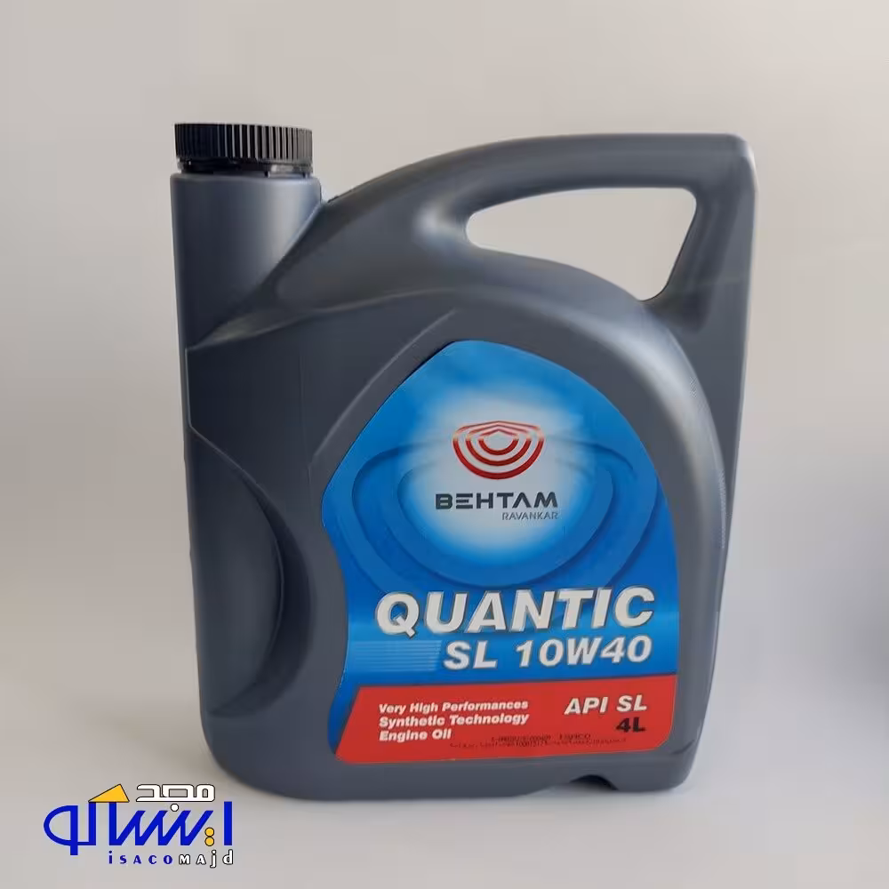 روغن موتور 10W40 بهتام (توتال سابق) 4 لیتری شرکتی ایساکو اصل 0770701602